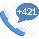 Slovakia Dial Code  Icon