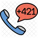 Slovakia Dial Code  Icon