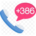 Slovenia Dial Code  Icon