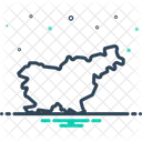Slovenia Adriatic Area Icon