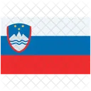 Drapeau De La Slovenie Slovenie Drapeaux Icône