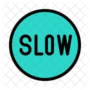 Slow Traffic Board Icon