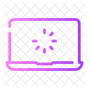 Slow Laptop Computer Icon