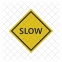 Slow Sign  Icon