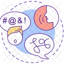 Slurred speech  Icon