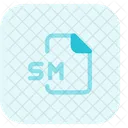 SM Datei Audiodatei Audioformat Symbol