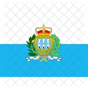 Sm San Marino Flags Iso Icon