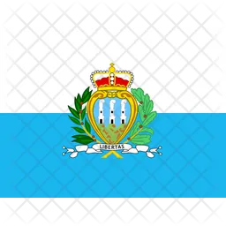 Sm san marino Flag Icon