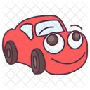 Surprised Car Transport Vehicle Icon