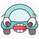 Surprised Car Transport Vehicle Small Car Icon