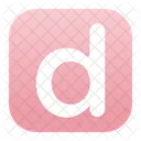 Small D Alphabet  Icon