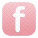 Small F Alphabet  Icon