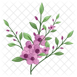 Small Flowers Spring Flower Plant  Icon