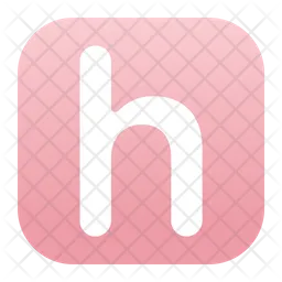 Small H Alphabet  Icon