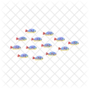 Fish Small Vector Icon