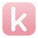 Small K Alphabet  Icon