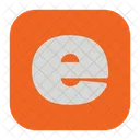 Small Letter e  Icon