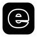 Small Letter e  Icon
