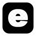 Small Letter e  Icon