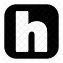 Small Letter h  Icon