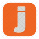 Small Letter j  Icon