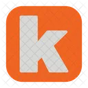 Small Letter k  Icon