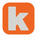 Small Letter k  Icon