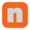 Small Letter n  Icon
