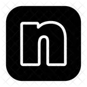 Small Letter n  Icon
