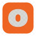 Small Letter o  Icon