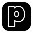 Small Letter p  Icon