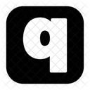 Small Letter q  Icon