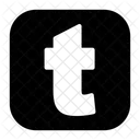 Small Letter t  Icon
