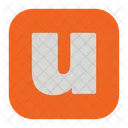 Small Letter u  Icon
