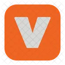Small Letter v  Icon