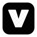 Small Letter v  Icon