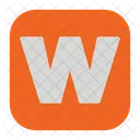 Small Letter w  Icon