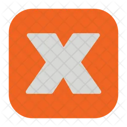 Small Letter x  Icon