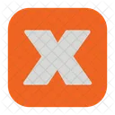 Small Letter x  Icon