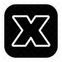 Small Letter x  Icon