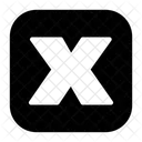 Small Letter x  Icon
