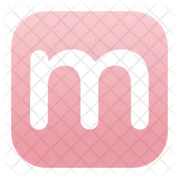 Small M Alphabet  Icon