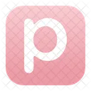 Small P Alphabet  Icon
