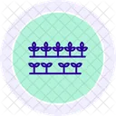 Small Plants In Rows Small Plants Icon