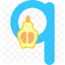 Small Q Text Font Icon