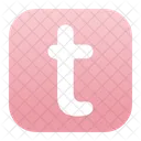 Small T Alphabet  Icon