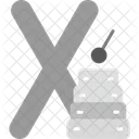 Small X Illustration Design Icon
