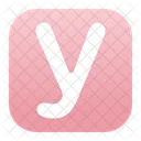 Small Y Alphabet Icon