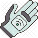 Smart Gloves Wearable Icon