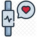 Smart Watch Heart Icon
